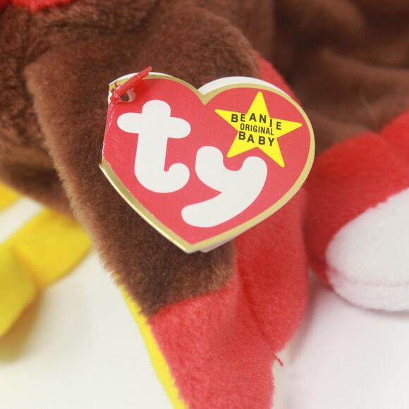 TY Vintage Turkey "Gobbles" Beanie Baby - Picture 9 of 10